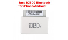 5pcs iOBD2 Bluetooth OBD2 EOBD Auto Scanner for iPhone/Android